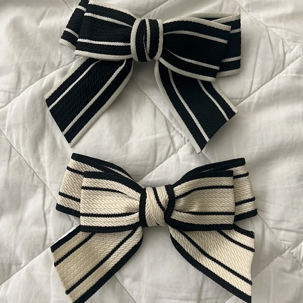 Elegant Hair Bow Hair Clip LOT of five bows - Picture 5 of 16